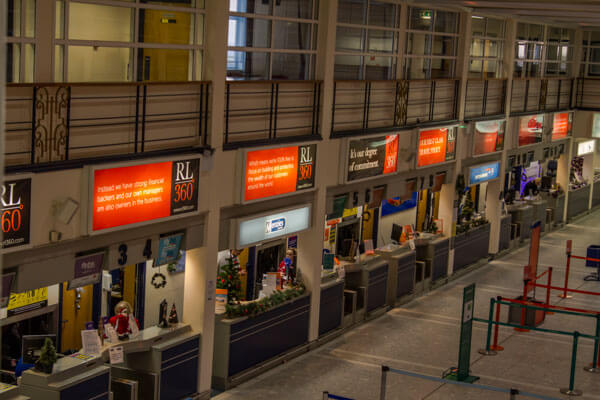 Our RL360° advertisement at the Isle of Man airport